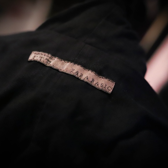 Zara Black High Neck Futuristic Cyber Vest - Picture 6 of 6